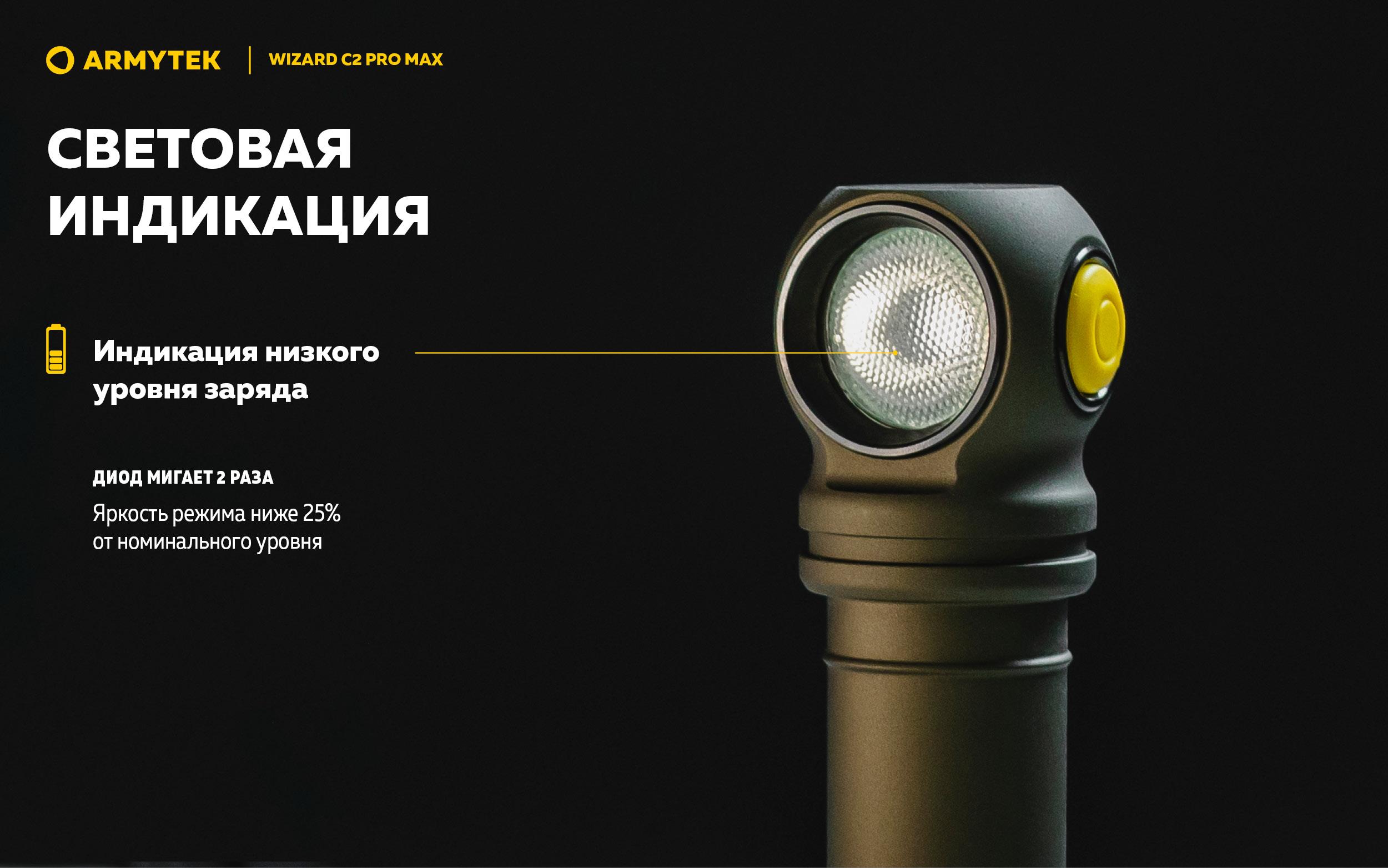 Armytek Wizard_C2_Pro_Max_Olive-RU 11