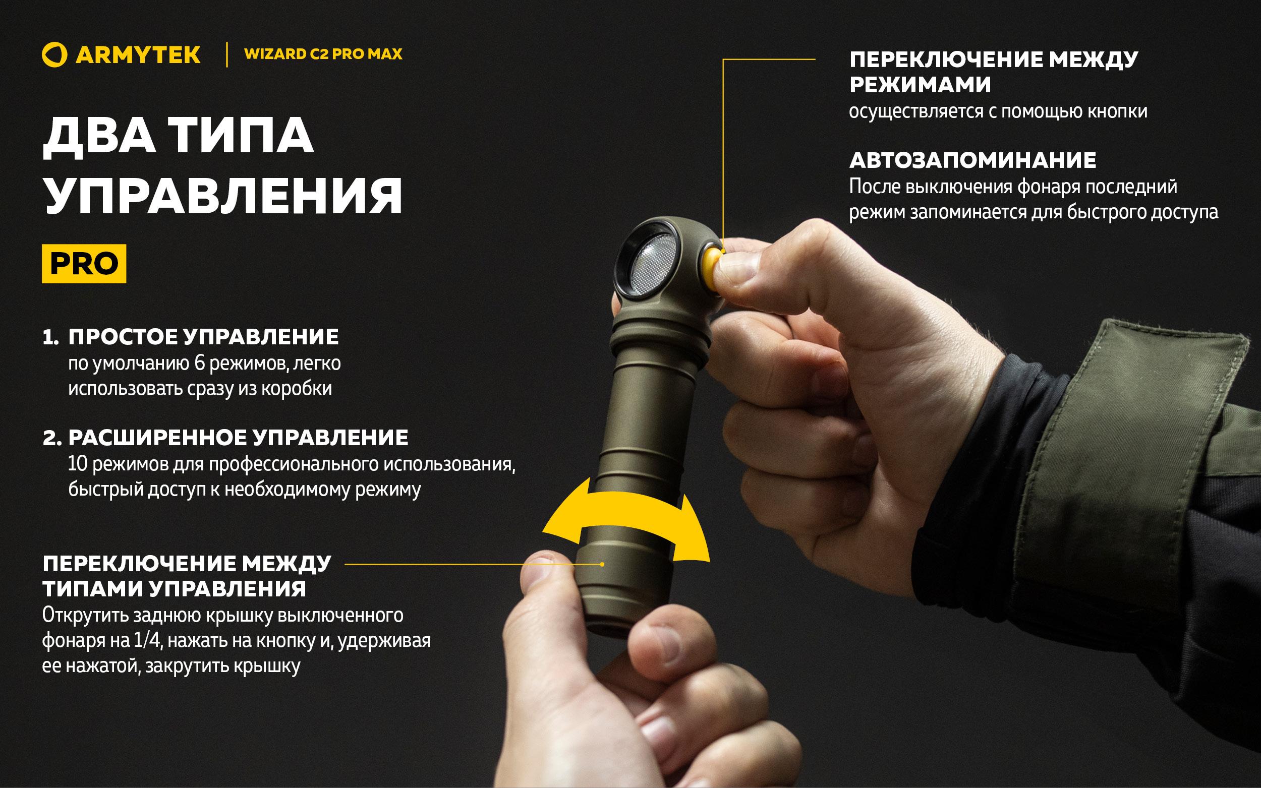 Armytek Wizard_C2_Pro_Max_Olive-RU 13