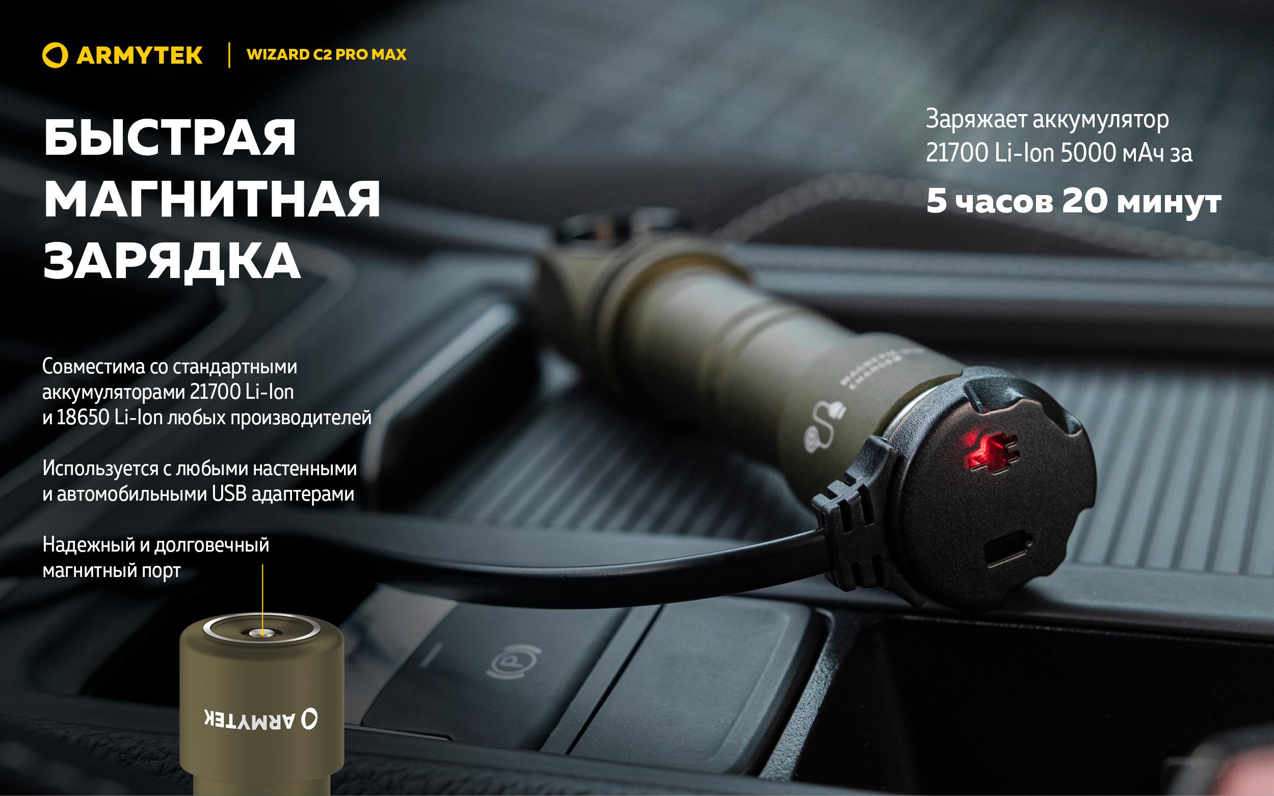 Armytek Wizard_C2_Pro_Max_Olive-RU 15